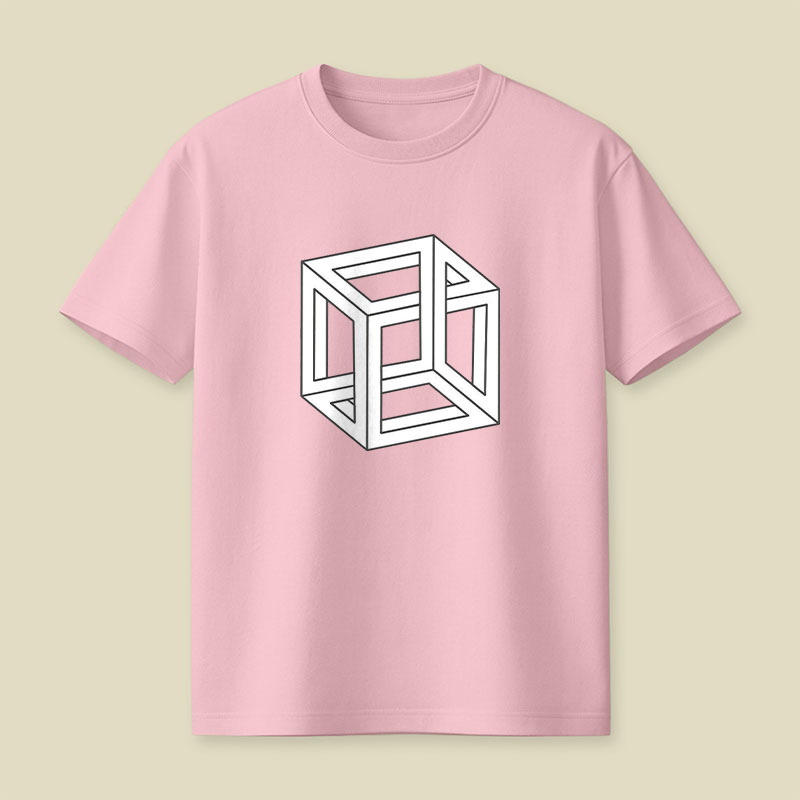 Visual Math Cube Playful T-Shirt
