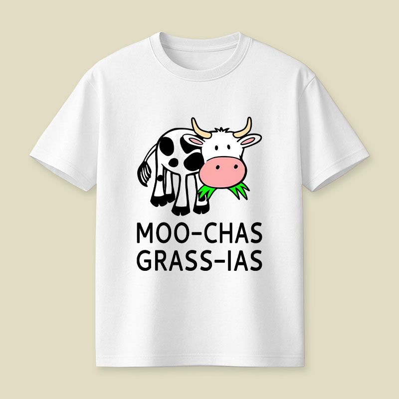 Moo-chas Grass-ias Playful T-Shirt