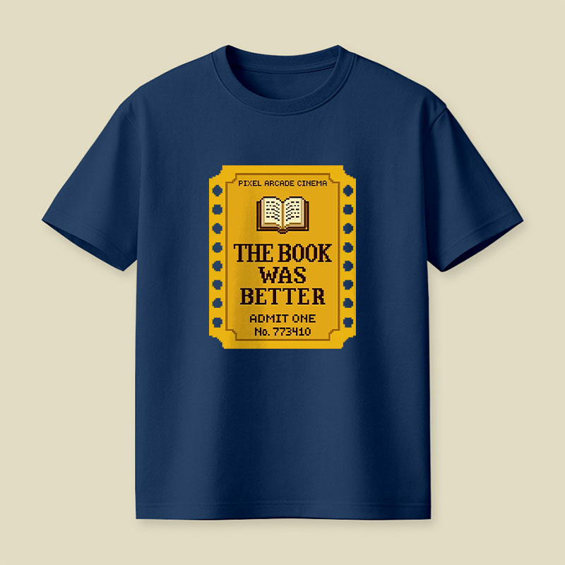 The Book Was Better Playful T-Shirt