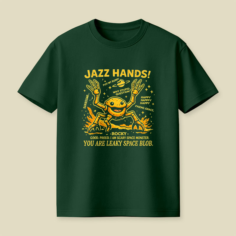 Project Hail Mary Jazz Hands Playful T-Shirt