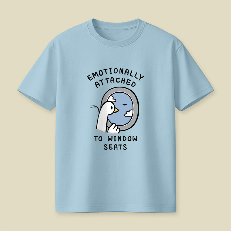 Duck and Window Seats Playful T-Shirt