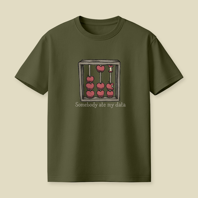 Somebody Ate My Data Playful T-Shirt