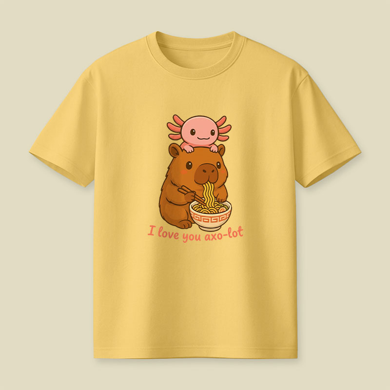 I Love You Axo-lot Playful T-Shirt
