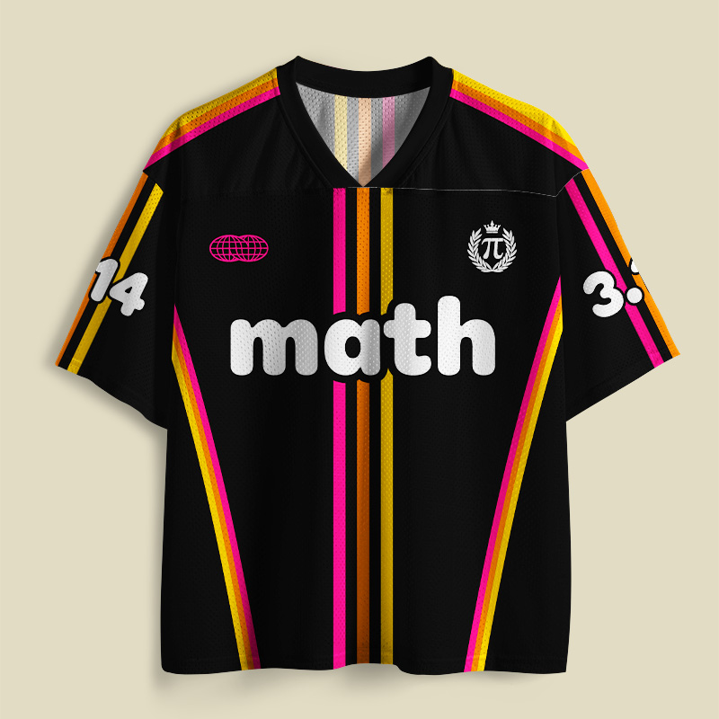 The Only Subject That Counts Math Playful Mesh Jersey