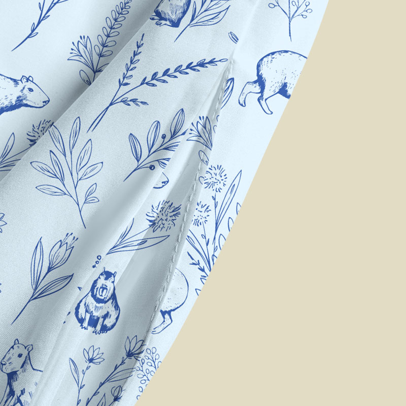 Capybara Playful Maxi Dress