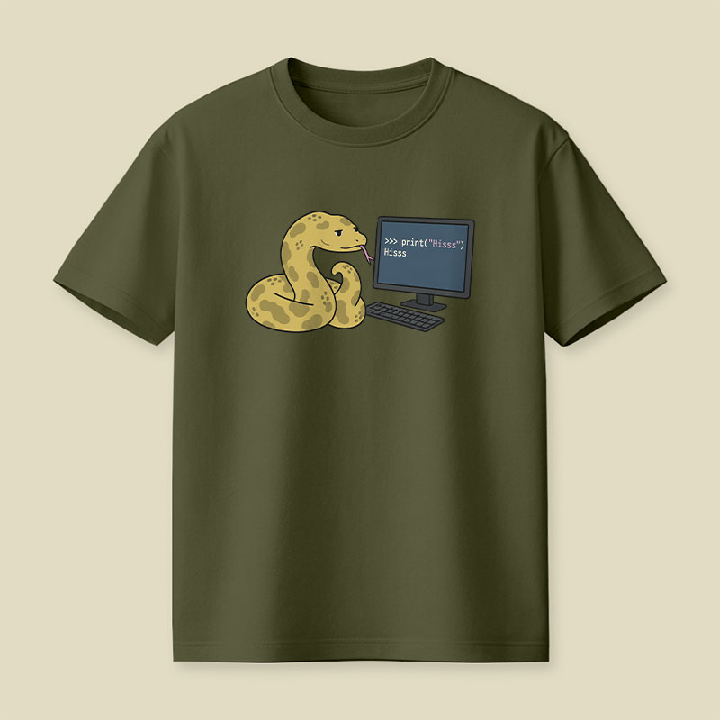 Python Learns Playful T-Shirt