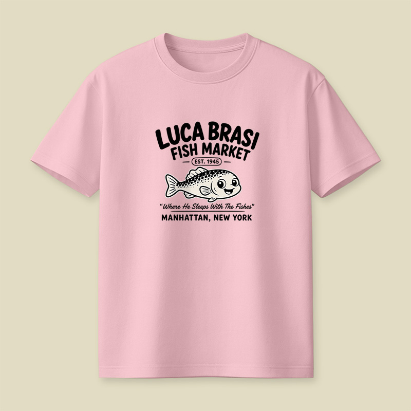 Luca Brasi Fish Market Godfather Playful T-Shirt