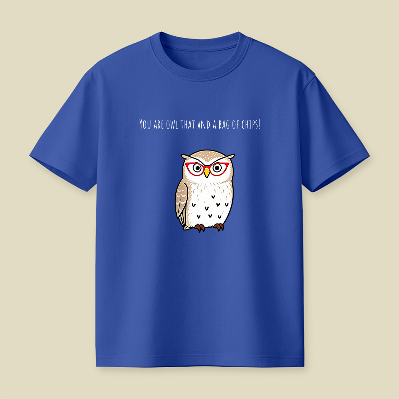 You Are Owl That And A Bag Of Chips Owl Playful T-Shirt