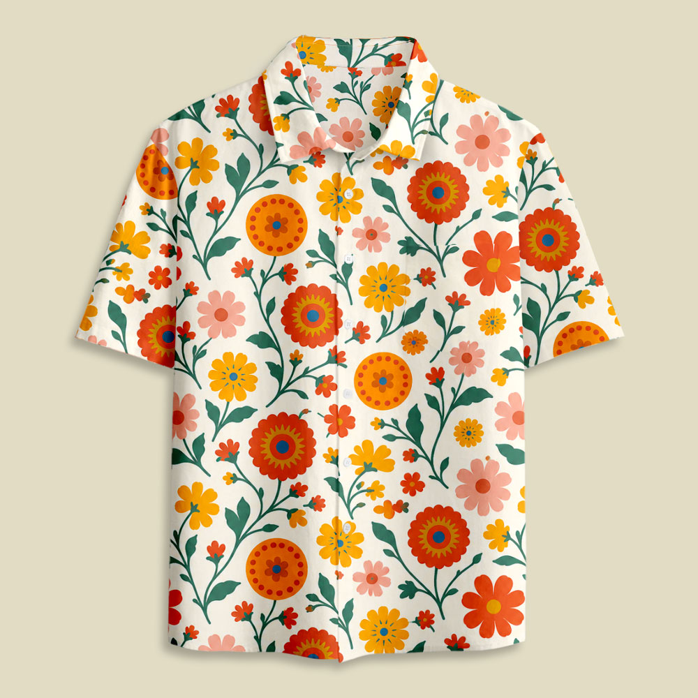 Sunflower Button Up Pocket Shirt