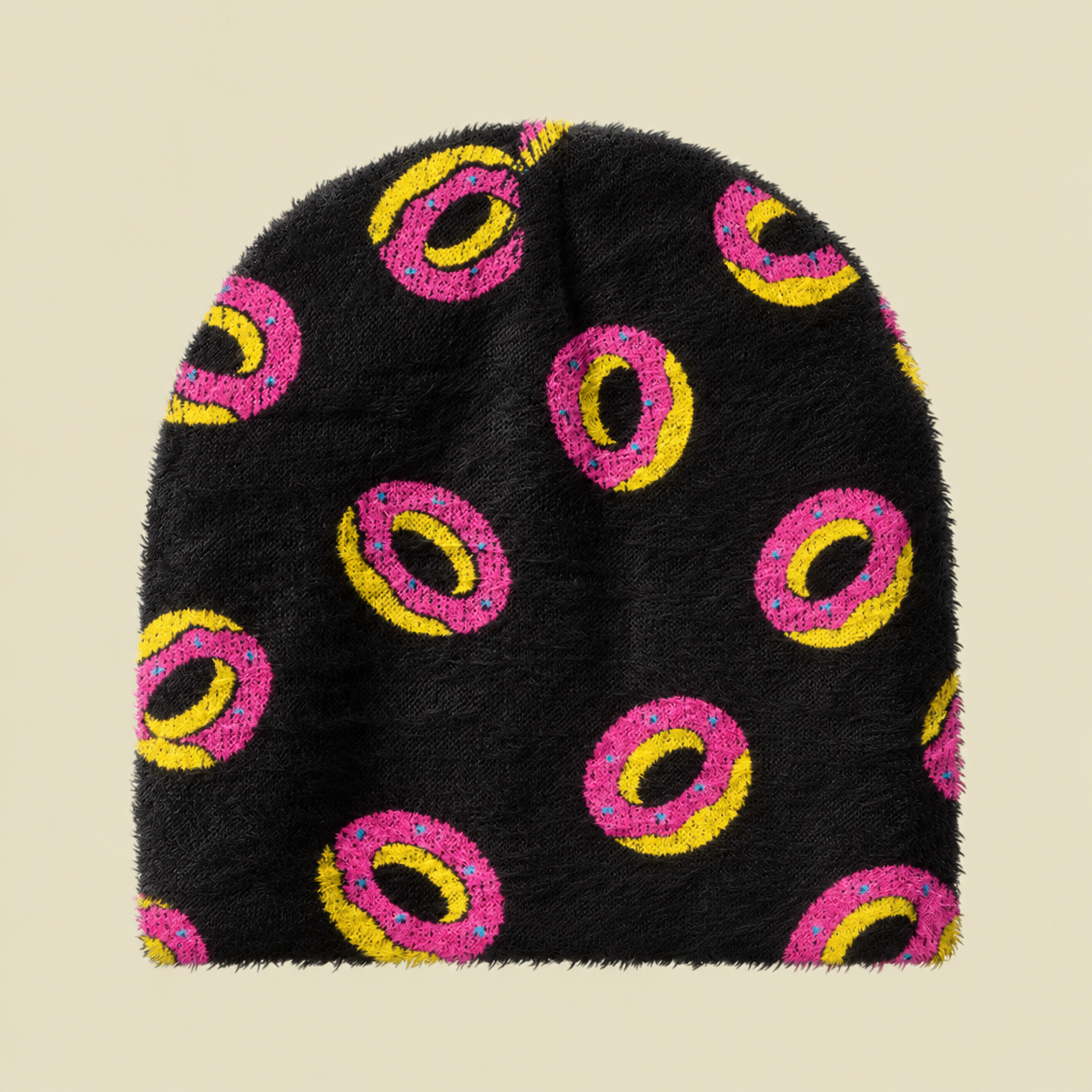 DCC Donuts Fuzzy Beanie