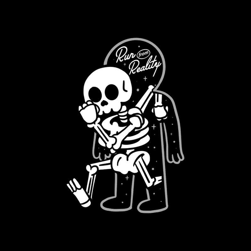 Run From Reality Playful T-Shirt