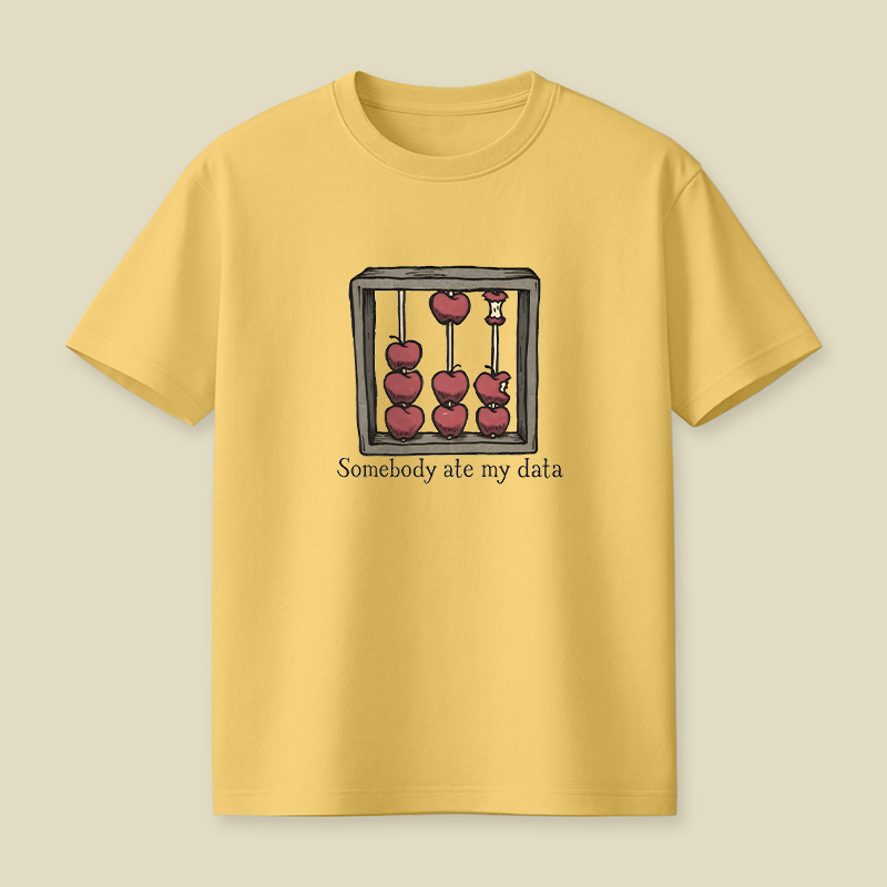Somebody Ate My Data Playful T-Shirt