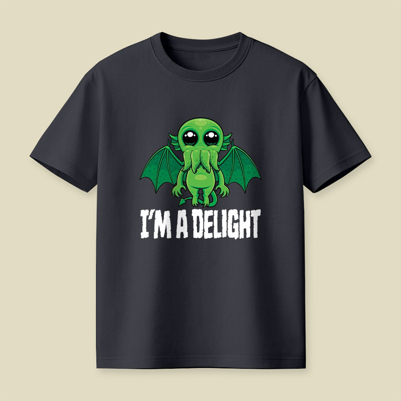 Delightfully Cute Cthulhu Monster Playful T-Shirt