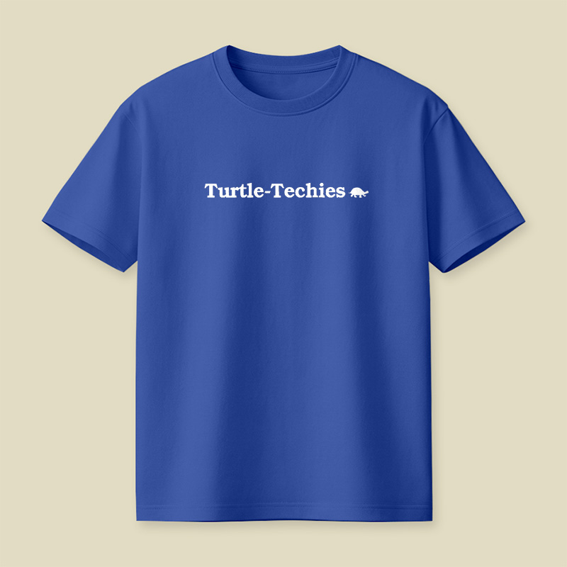 Turtle Techies Minimalist Playful T-Shirt