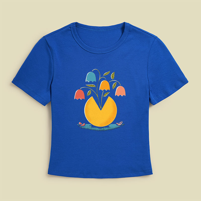 Retro Arcade Flowers Geek Baby Tee
