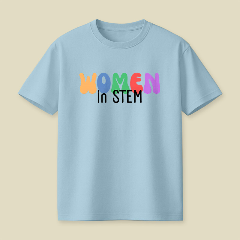 Women In STEM Female Scientist Girls In Science Playful T-Shirt
