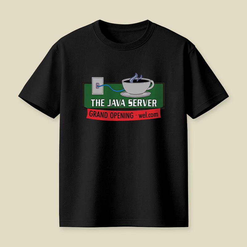 The Java Server Try-ceratops Playful T-Shirt