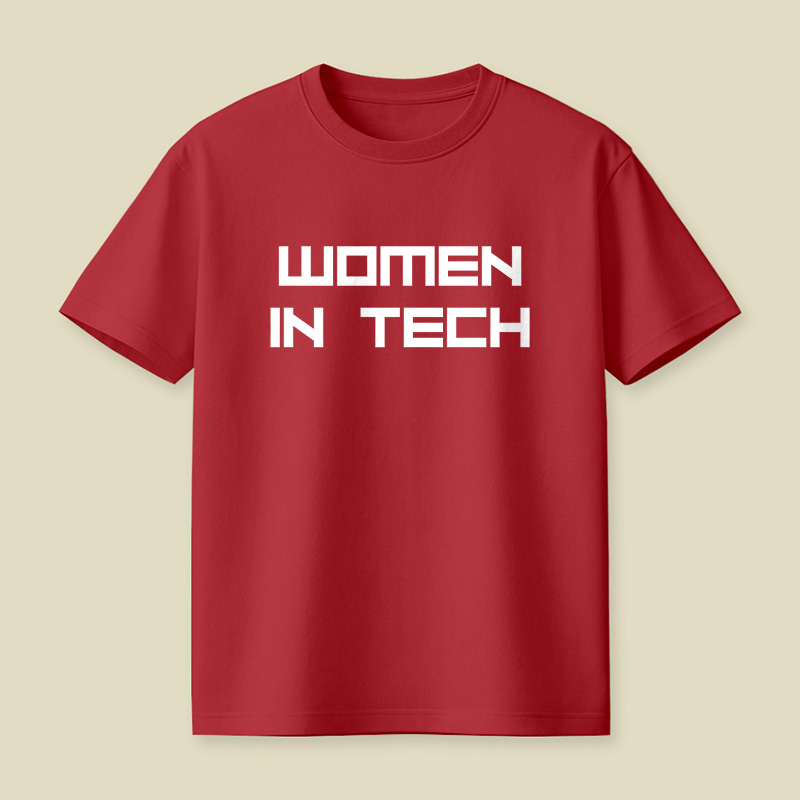Women In Tech Female Coding Web Dev Coder Girl Playful T-Shirt