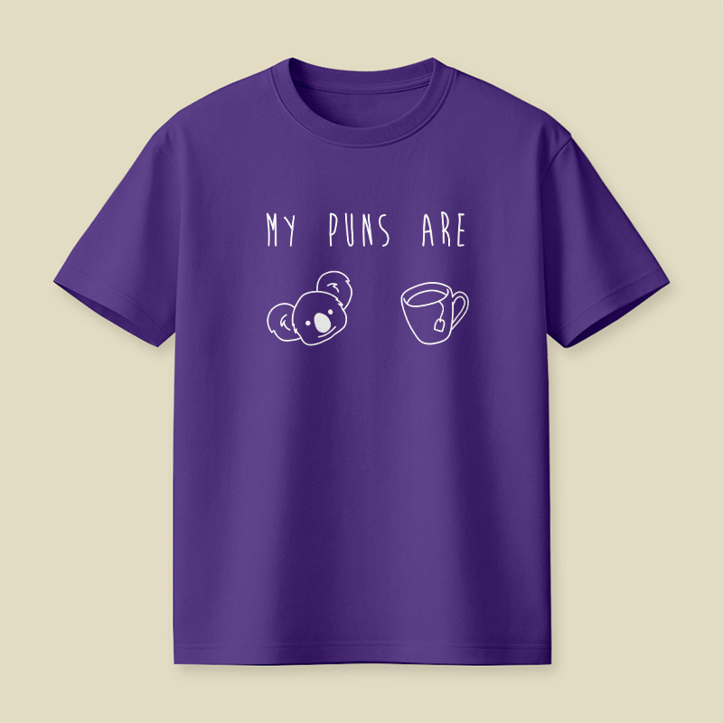 My Puns Are Koala Tea Cute Pun Playful T-Shirt