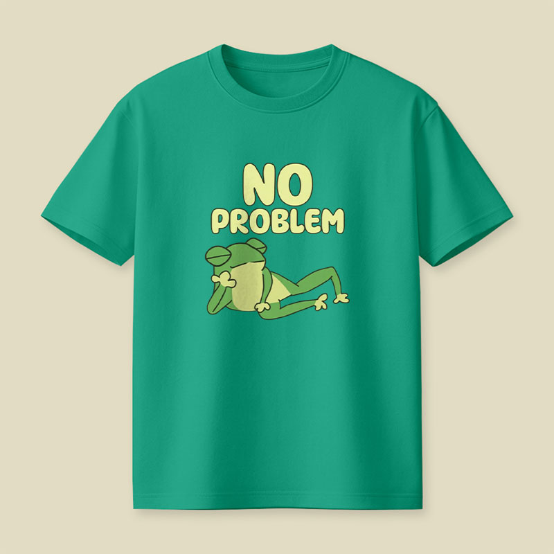 No Problem Frog Playful T-Shirt