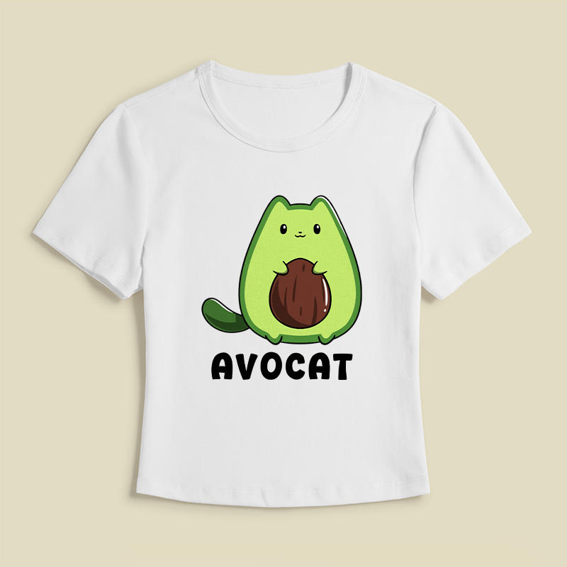 Cute Avocat Geek Baby Tee