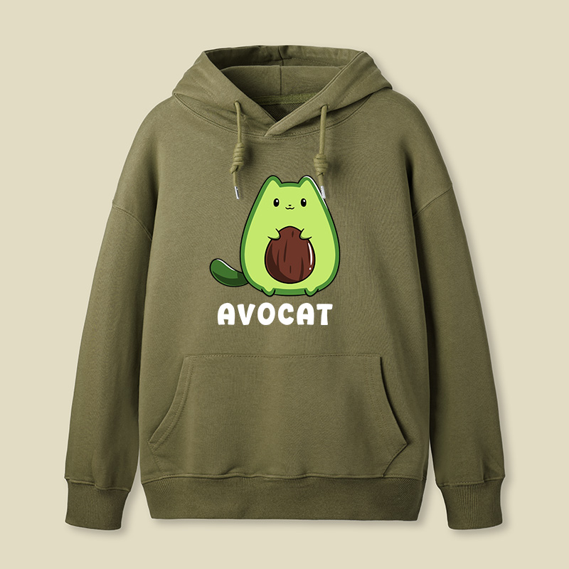 Cute Avocat Geek Hoodie