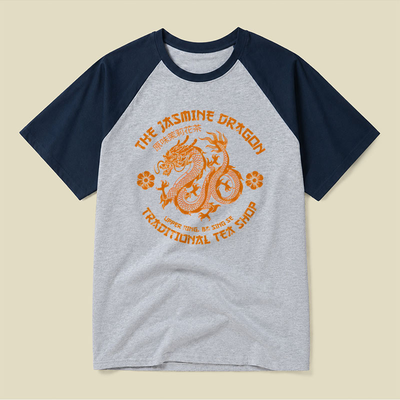 Jasmine Dragon Tea Raglan T-shirt