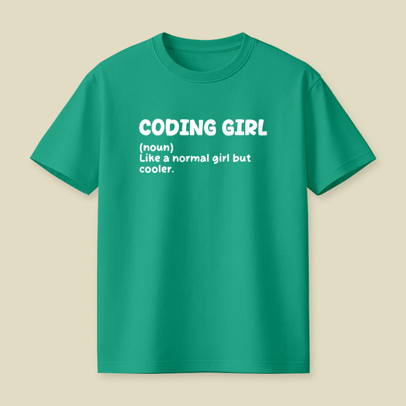 Coding Girl Playful T-Shirt