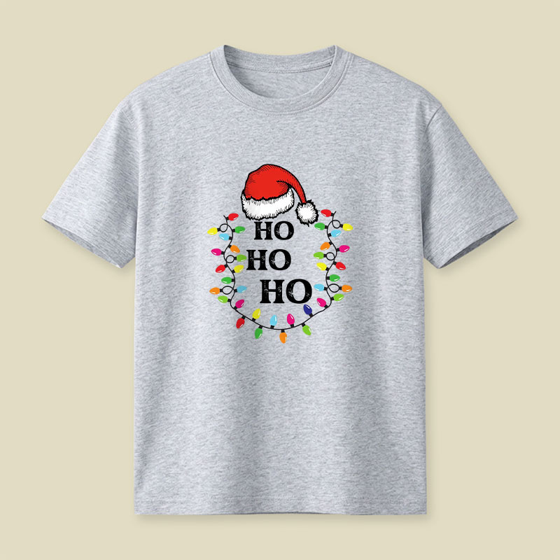 Ho Ho Ho Merry Christmas Playful T-Shirt