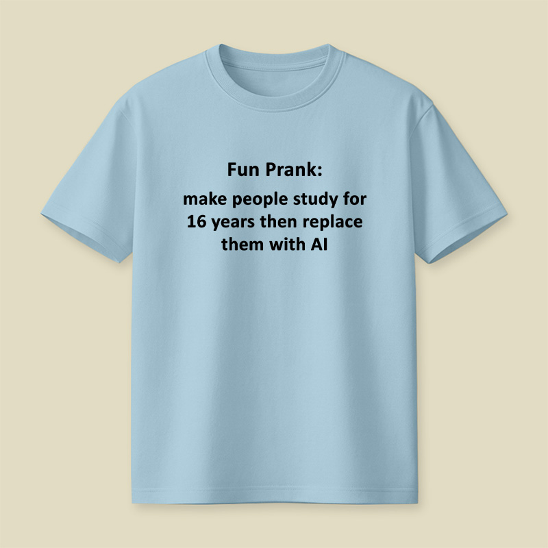 Student Vs Artificial Intelligence Playful T-Shirt
