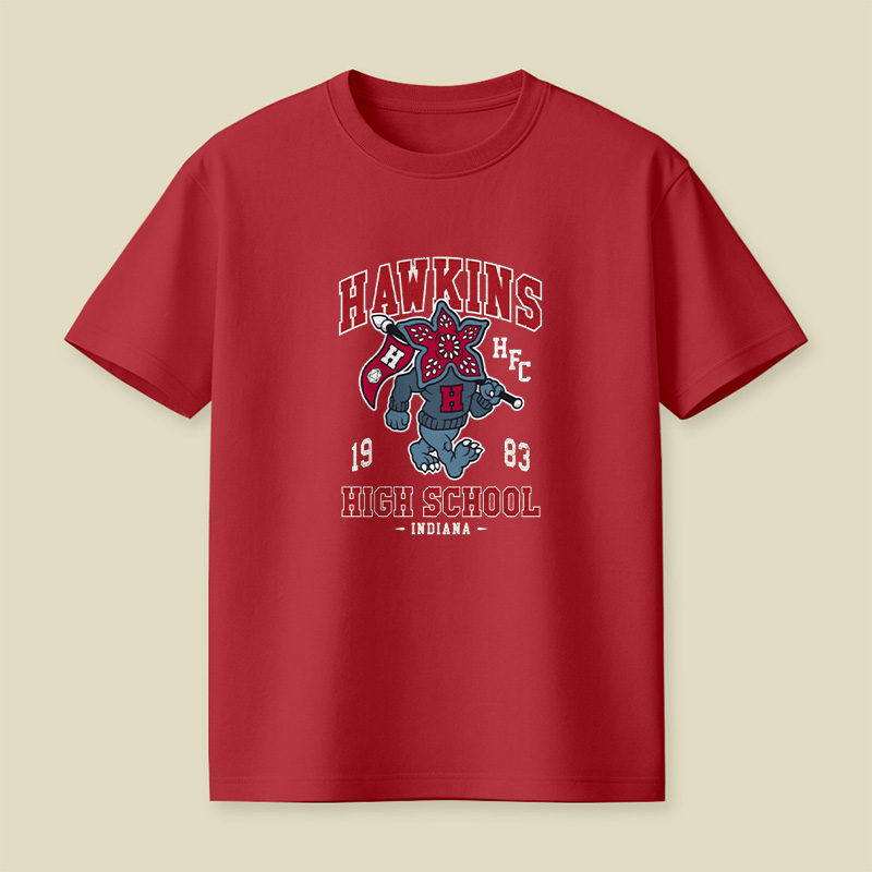 Demogorgon Hawkins High School Mascot Playful T-Shirt