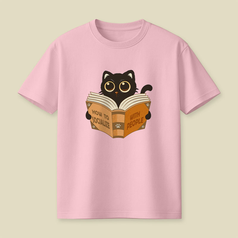 How To Socialize With People Playful T-Shirt