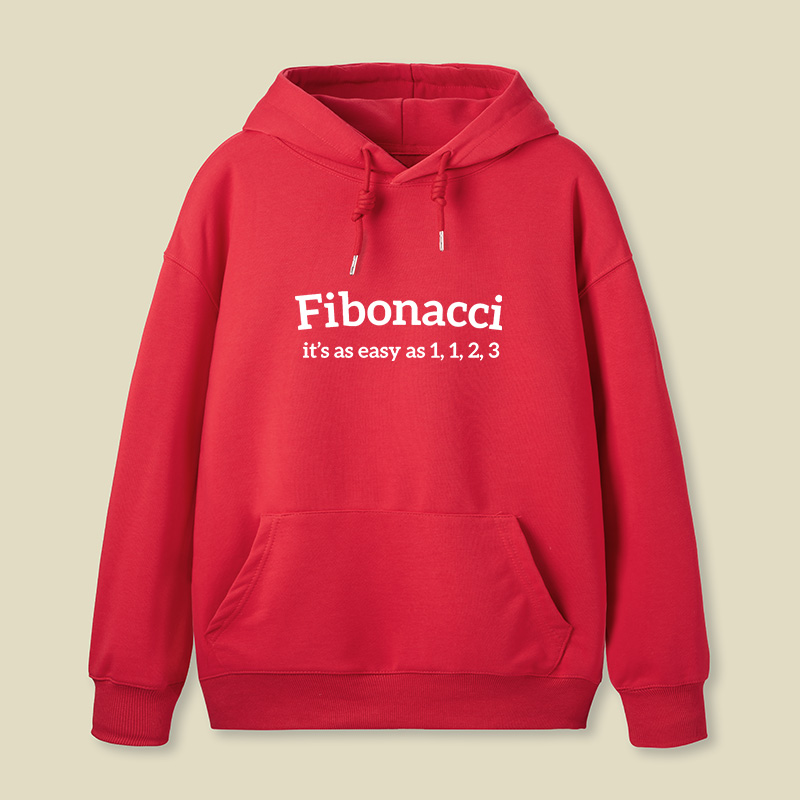 Fibonacci Funny Quote Geek Hoodie
