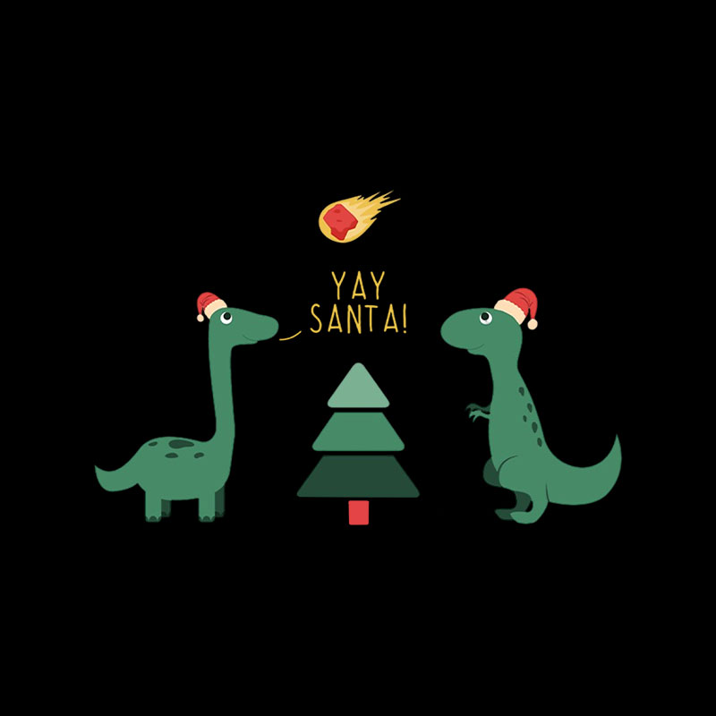 Merry Extinction Playful T-Shirt