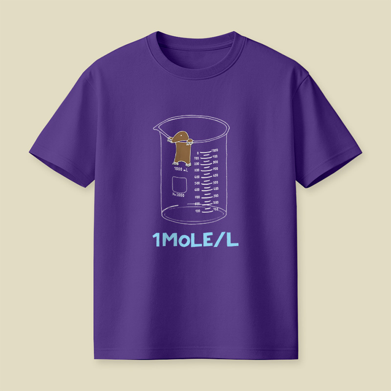 Chemistry 1 Mole Per Litre For Mole Or Avogadro Day Essential Playful T-Shirt