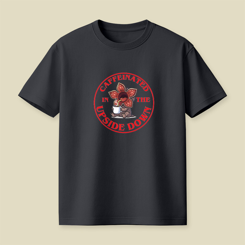 Demogorgon Caffeinated Upside Down Playful T-Shirt