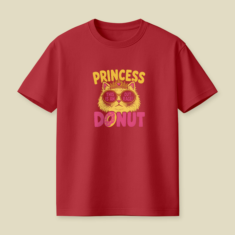 Princess Donut Cat Outrage Playful T-Shirt