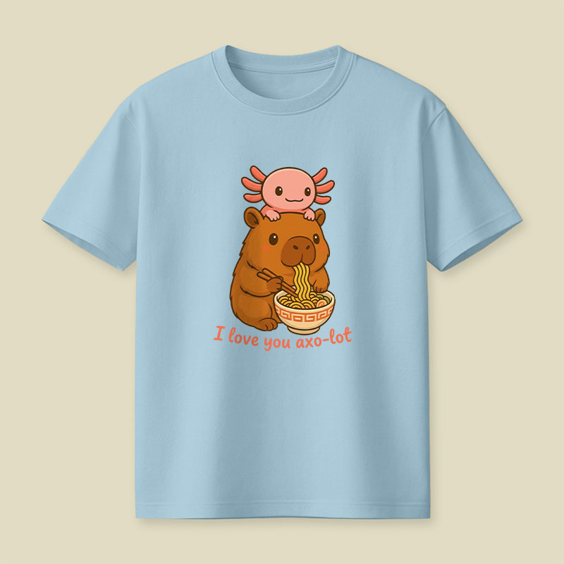 I Love You Axo-lot Playful T-Shirt