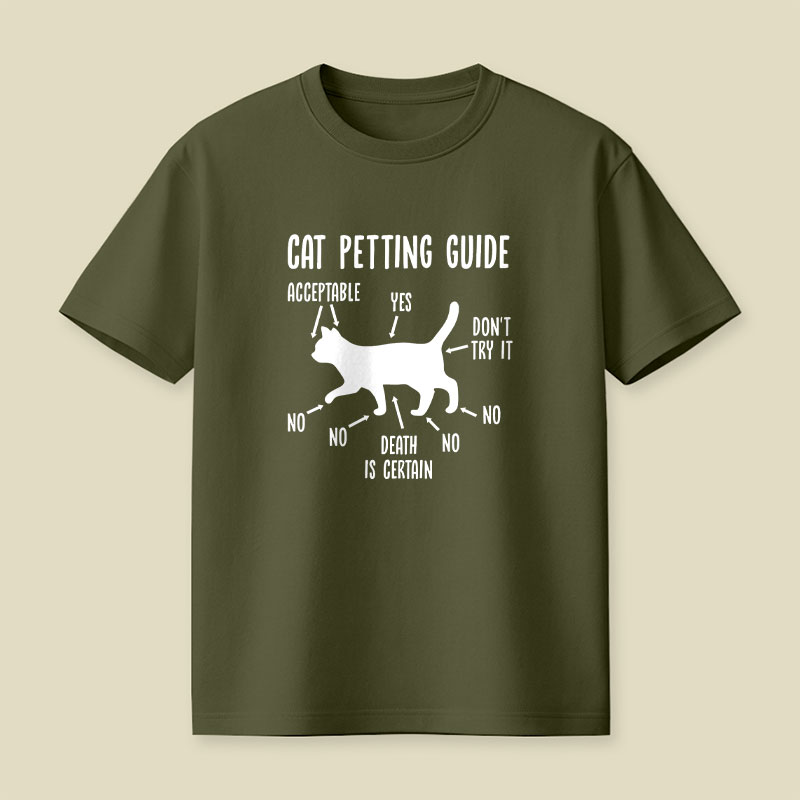Cat Petting Guide Playful T-Shirt