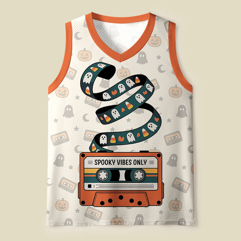 Spooky Vibes Mesh Tank Top
