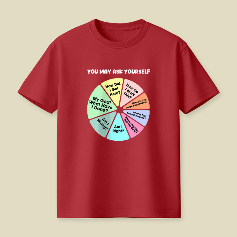 You May Ask Yourself Playful T-Shirt