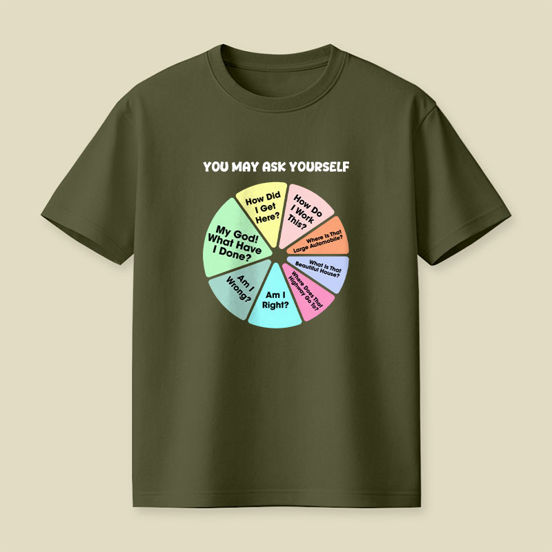 You May Ask Yourself Playful T-Shirt