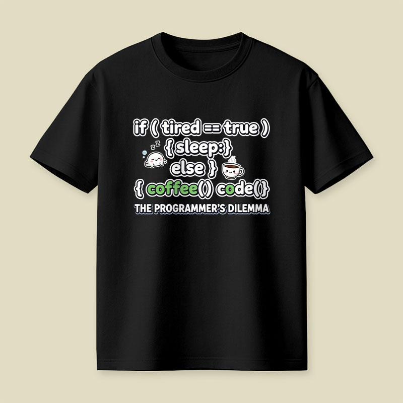Coffee Code Playful T-Shirt