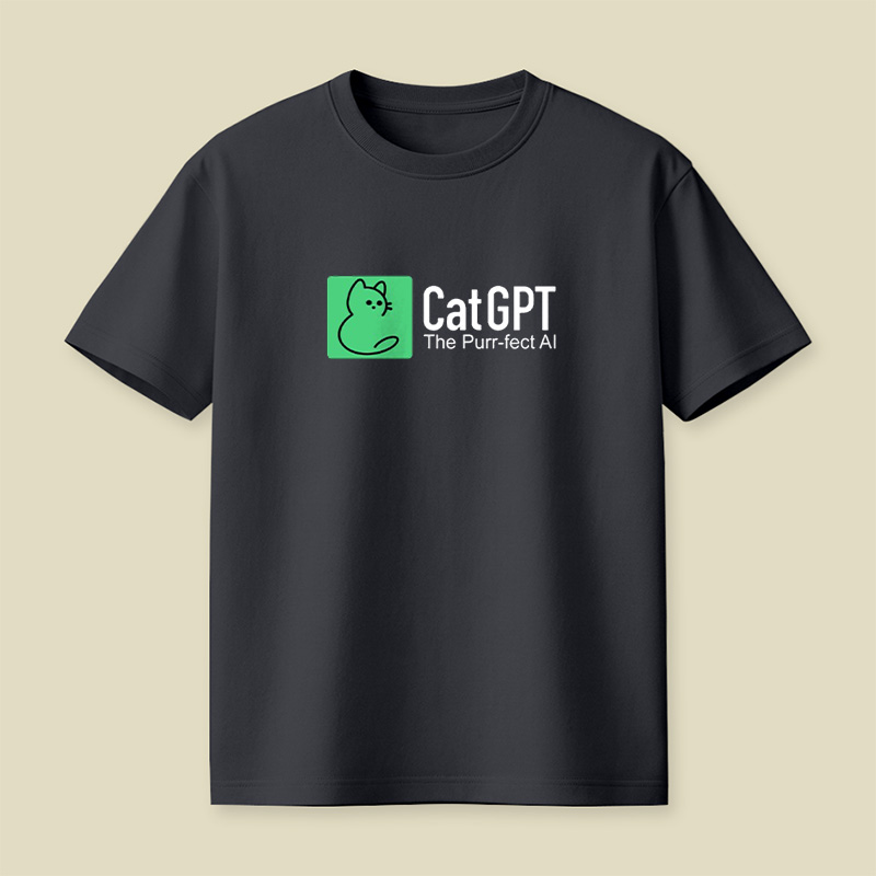 Catgpt The Purr-Fect Ai Playful T-Shirt