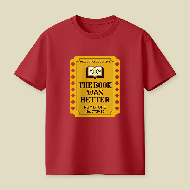 The Book Was Better Playful T-Shirt