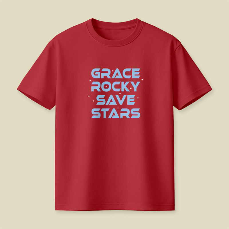 Grace Rocky Save Stars Playful T-Shirt
