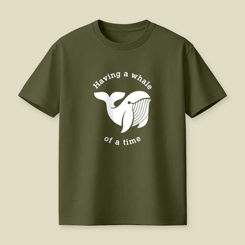 Having A Whale Of A Time Pun Playful T-Shirt
