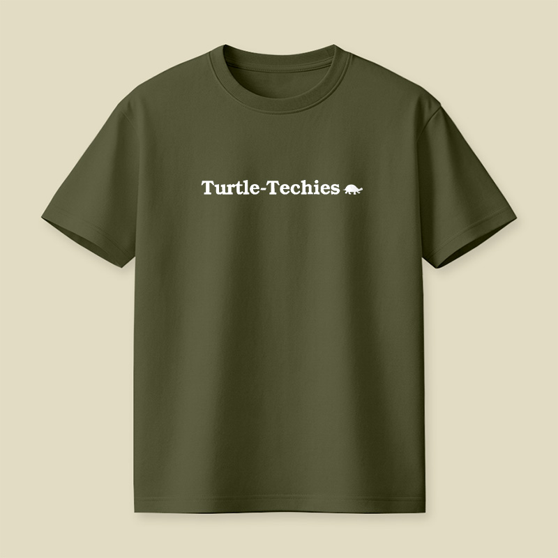 Turtle Techies Minimalist Playful T-Shirt