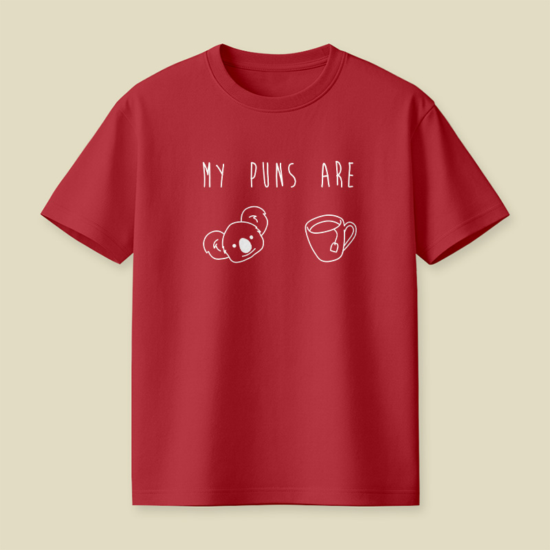My Puns Are Koala Tea Cute Pun Playful T-Shirt