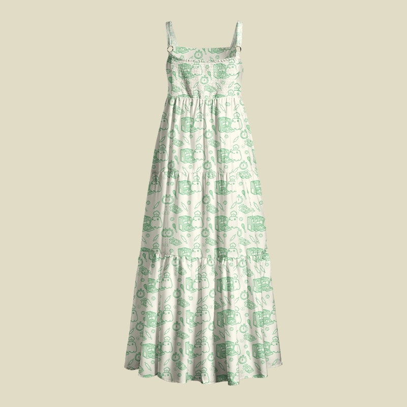 Baking So I Don't Commit Crimes Playful Maxi Dress